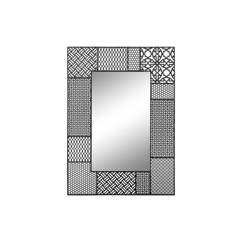 Miroir mural DKD Home Decor Miroir Noir Métal (66 x 1,5 x 92 cm) - Acheter à 79,34 € seulement chez Collector's Boutique