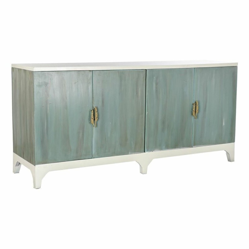 Buffet DKD Home Decor Turquoise Beige Métal Bois (180 x 50 x 85 cm) - Acheter à 456,89 € seulement chez Collector's Boutique