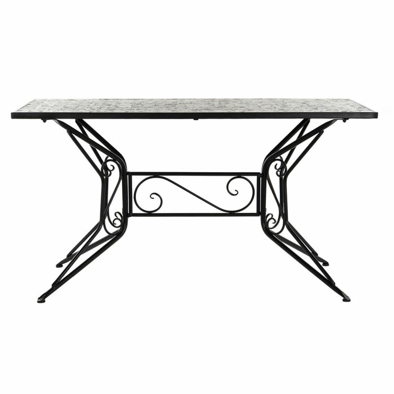 Table de Salle à Manger DKD Home Decor Mosaïque Céramique Forge (140 x 70 x 75,5 cm) - Acheter à 211,14 € seulement chez Collect