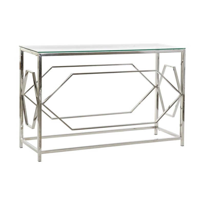 Console DKD Home Decor Verre Argenté Acier inoxydable (120 x 40 x 78 cm) - Acheter à 235,55 € seulement chez Collector's Boutiqu