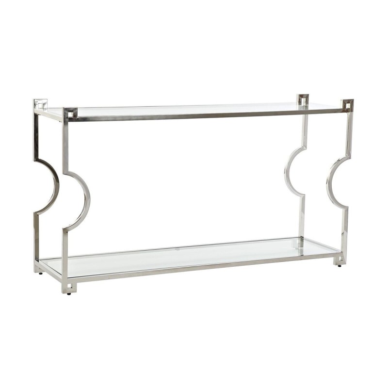 Console DKD Home Decor Verre Argenté Acier inoxydable Moderne (140 x 40 x 78 cm) - Acheter à 232,82 € seulement chez Collector's