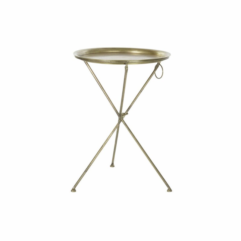 Table d'appoint DKD Home Decor Doré Laiton (47,5 x 47,5 x 64,5 cm) - Acheter à 75,66 € seulement chez Collector's Boutique