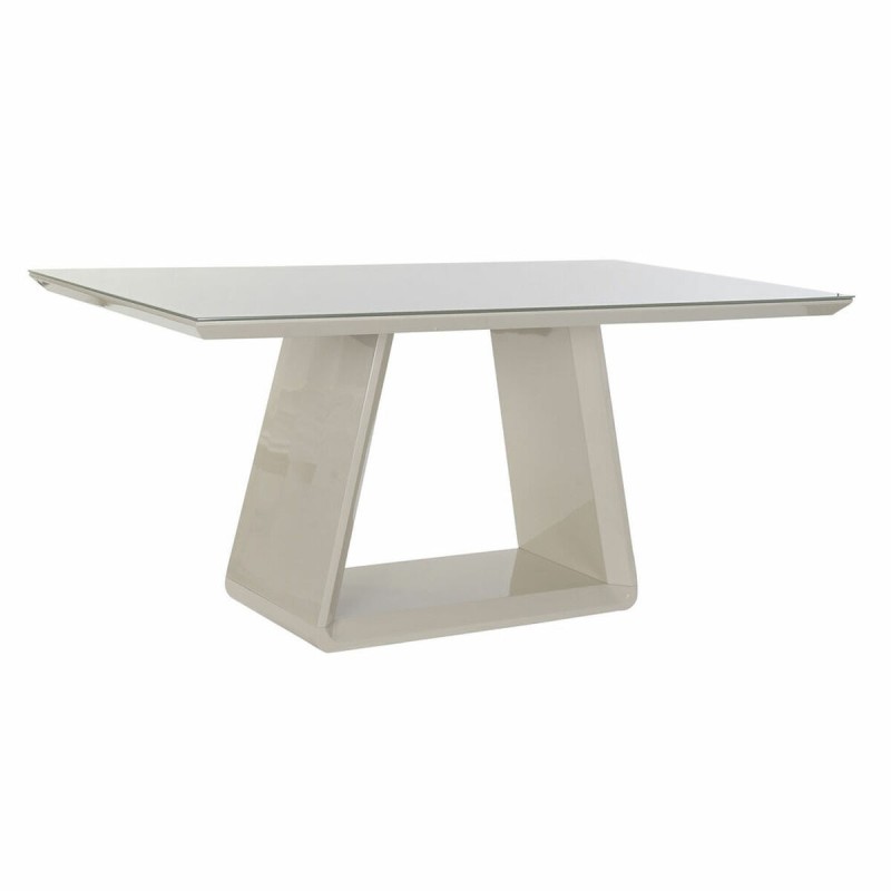 Table de Salle à Manger DKD Home Decor Verre Gris Bois MDF (160 x 90 x 75 cm) - Acheter à 382,24 € seulement chez Collector's Bo