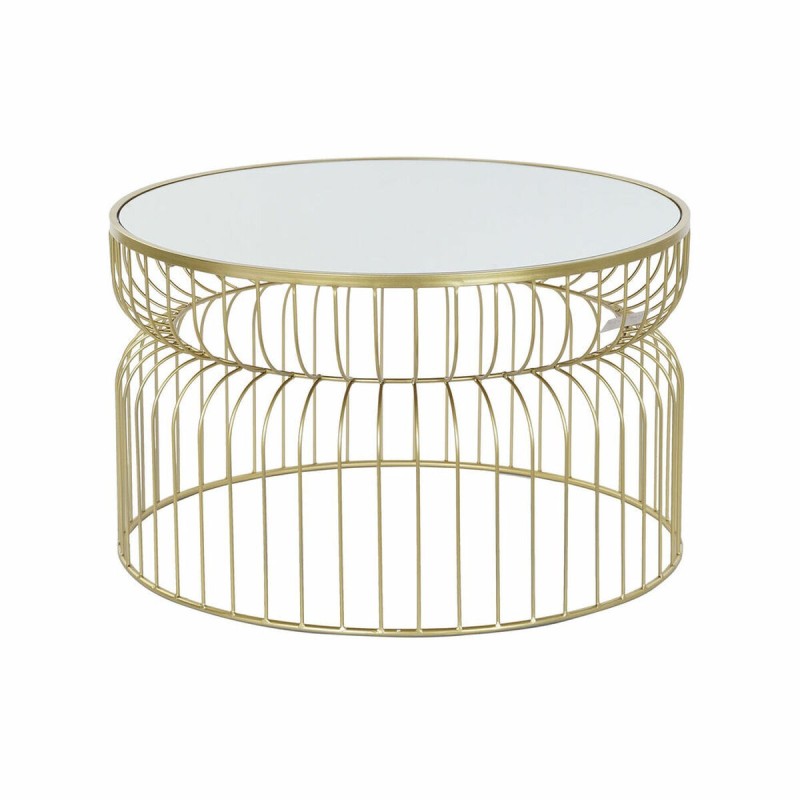 Table d'appoint DKD Home Decor Miroir Doré Métal (71 x 71 x 43 cm) - Acheter à 157,99 € seulement chez Collector's Boutique