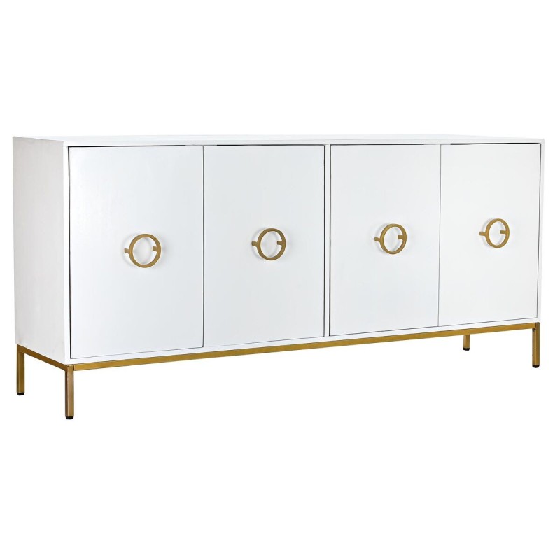 Buffet DKD Home Decor Doré Métal Blanc Bois de manguier (180 x 40 x 80 cm) - Acheter à 541,99 € seulement chez Collector's Bouti