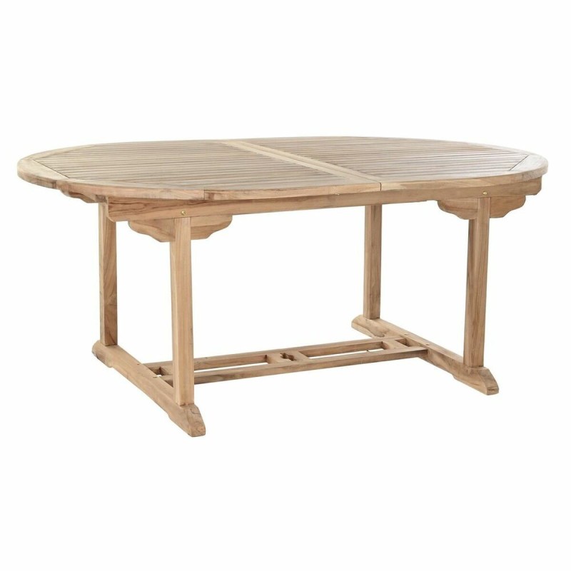 Table de Salle à Manger DKD Home Decor Marron Extensible Teck (180 x 120 x 75 cm) - Acheter à 509,90 € seulement chez Collector'