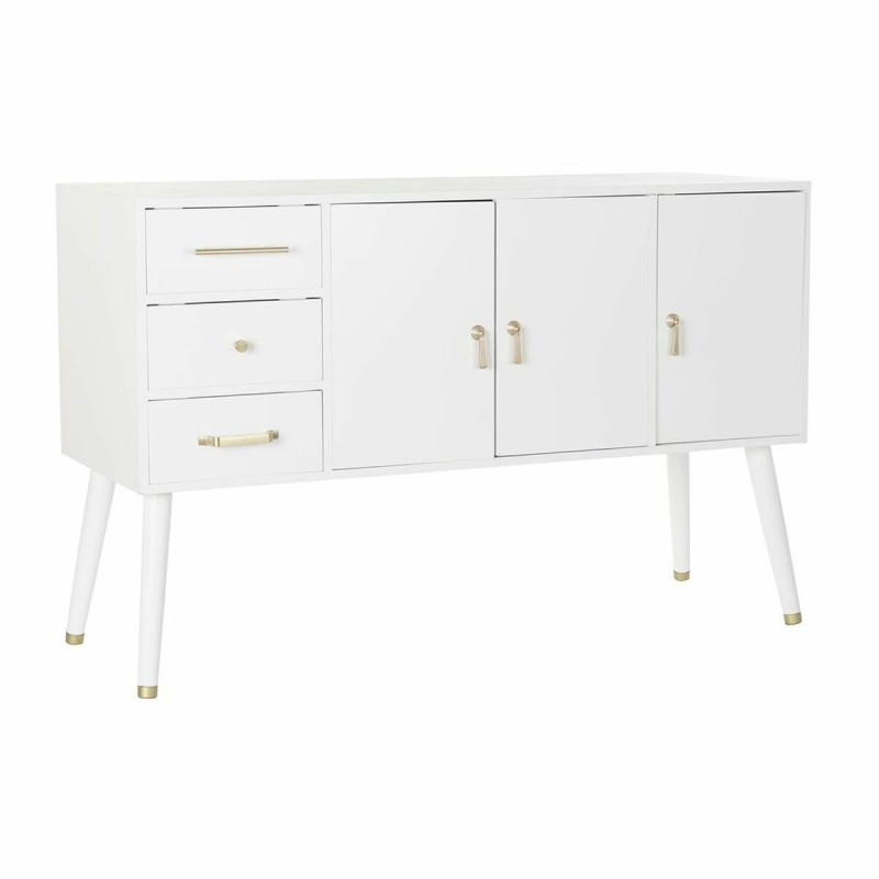 Buffet DKD Home Decor Blanc Naturel Métal Crème (120 x 40 x 78,5 cm) - Acheter à 253,14 € seulement chez Collector's Boutique