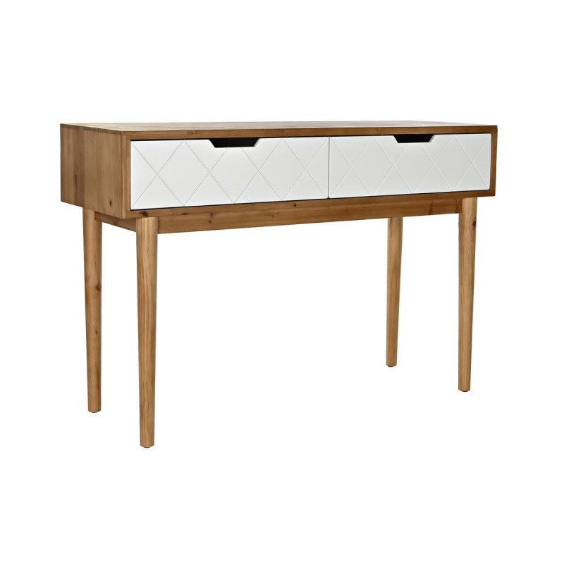 Console DKD Home Decor Sapin Marron Blanc Moderne (112 x 38 x 75 cm) - Acheter à 159,48 € seulement chez Collector's Boutique