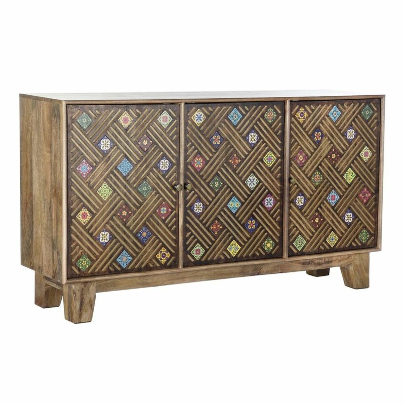 Buffet DKD Home Decor Brun foncé Multicouleur Bois de manguier - Acheter à 520,22 € seulement chez Collector's Boutique