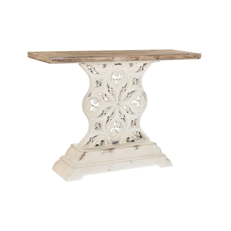 Console DKD Home Decor Sapin Marron MDF Blanc (122 x 40 x 88 cm) - Acheter à 209,82 € seulement chez Collector's Boutique