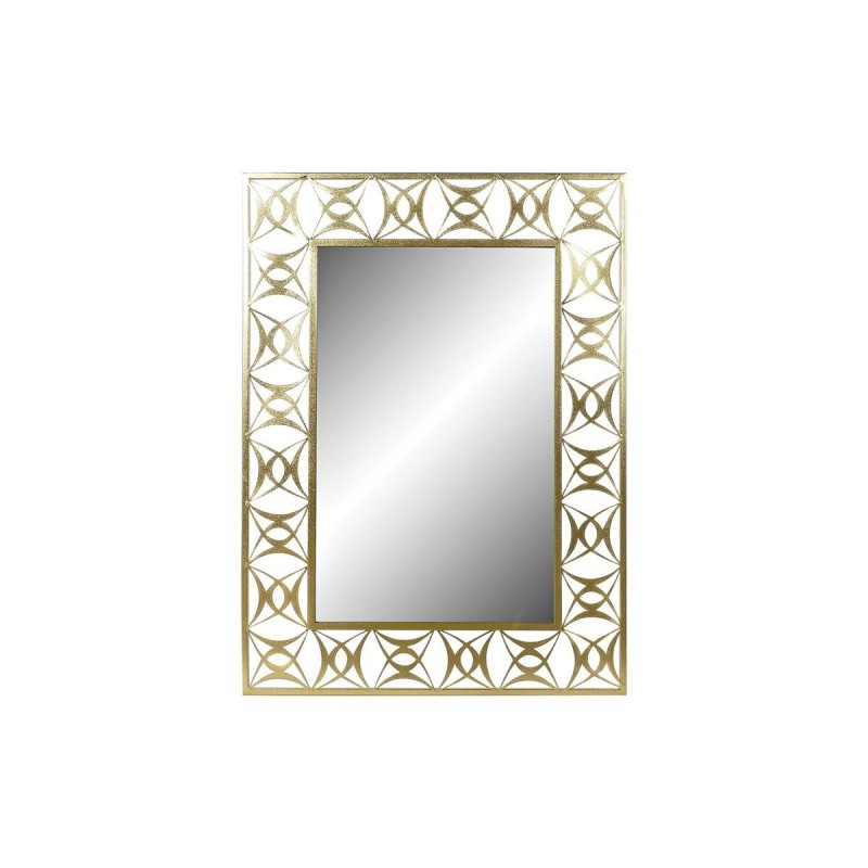 Miroir mural DKD Home Decor Miroir Doré Métal (66 x 2 x 91,5 cm) - Acheter à 69,10 € seulement chez Collector's Boutique