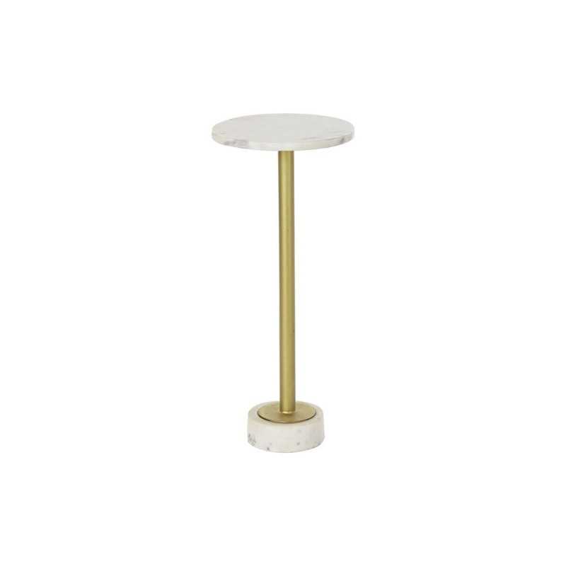 Table d'appoint DKD Home Decor Doré Métal Marbre (27 x 27 x 62 cm) - Acheter à 113,78 € seulement chez Collector's Boutique