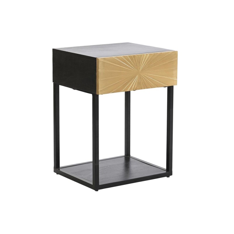 Table de Nuit DKD Home Decor Doré Métal Bois (35 x 40 x 55 cm) - Acheter à 200,93 € seulement chez Collector's Boutique