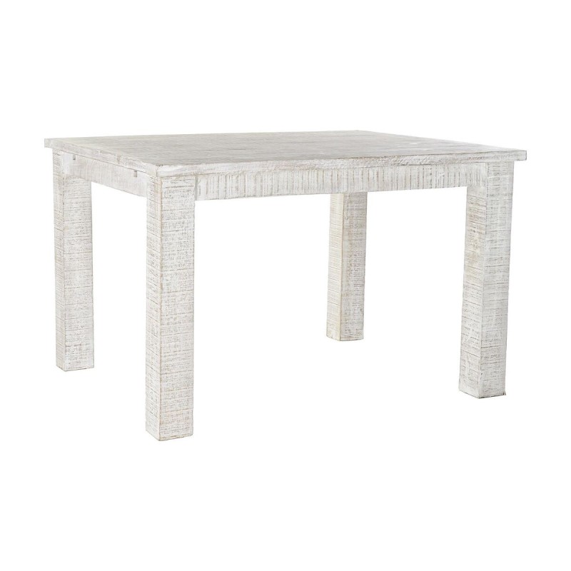 Table de Salle à Manger DKD Home Decor Blanc Bois de manguier (180 x 100 x 77 cm) - Acheter à 393,23 € seulement chez Collector'