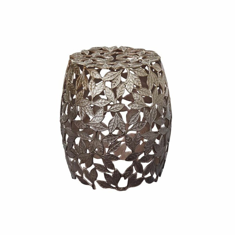 Table d'appoint DKD Home Decor Cuivre Aluminium Feuille d'une plante (40 x 40 x 45 cm) - Acheter à 141,43 € seulement chez Colle