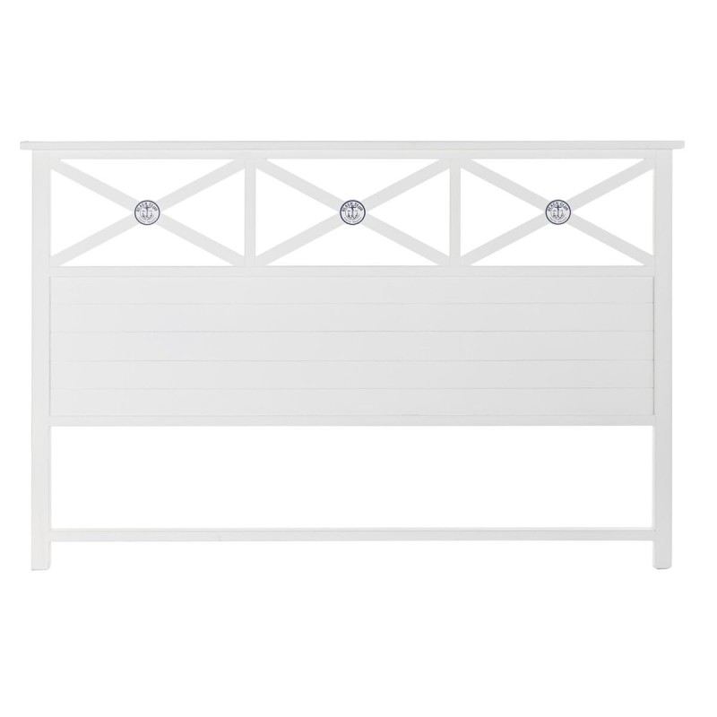 Tête de lit DKD Home Decor Bleu Bois Blanc (180 x 6 x 120 cm) - Acheter à 221,64 € seulement chez Collector's Boutique