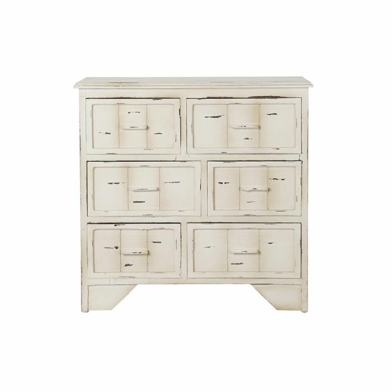 Caisson à Tiroirs DKD Home Decor MDF Blanc (76 x 35 x 74 cm) - Acheter à 147,76 € seulement chez Collector's Boutique