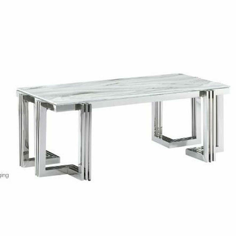 Table de Salle à Manger DKD Home Decor Verre Acier (180 x 90 x 76 cm) - Acheter à 646,16 € seulement chez Collector's Boutique