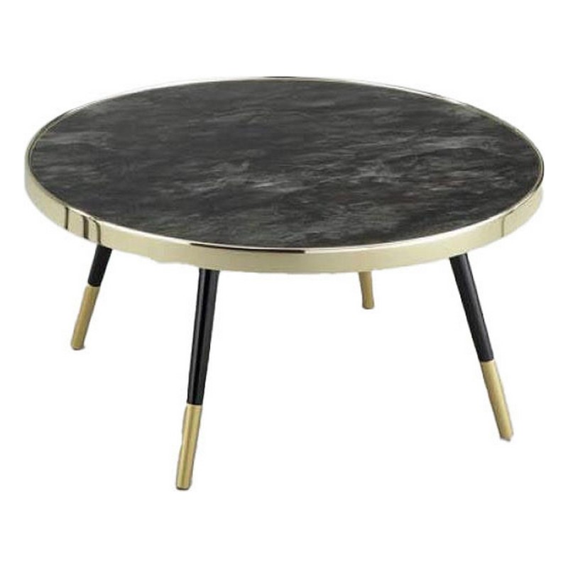 Table Basse DKD Home Decor Verre Acier Glamour (82,5 x 82,5 x 40 cm) - Acheter à 199,91 € seulement chez Collector's Boutique