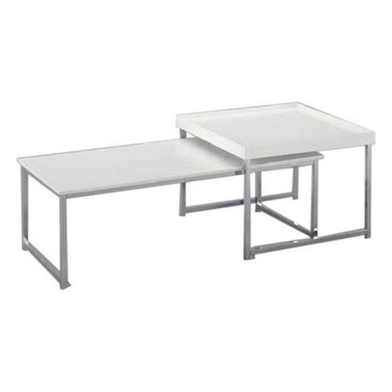 Jeu de 2 tables DKD Home Decor Acier Bois MDF (110 x 48 x 45 cm) - Acheter à 180,53 € seulement chez Collector's Boutique