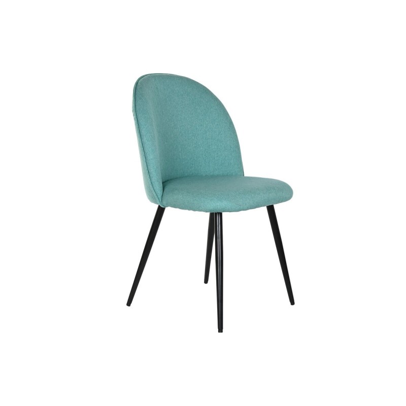 Chaise de Salle à Manger DKD Home Decor Métal Polyester (50 x 52 x 84 cm) - Acheter à 88,34 € seulement chez Collector's Boutiqu