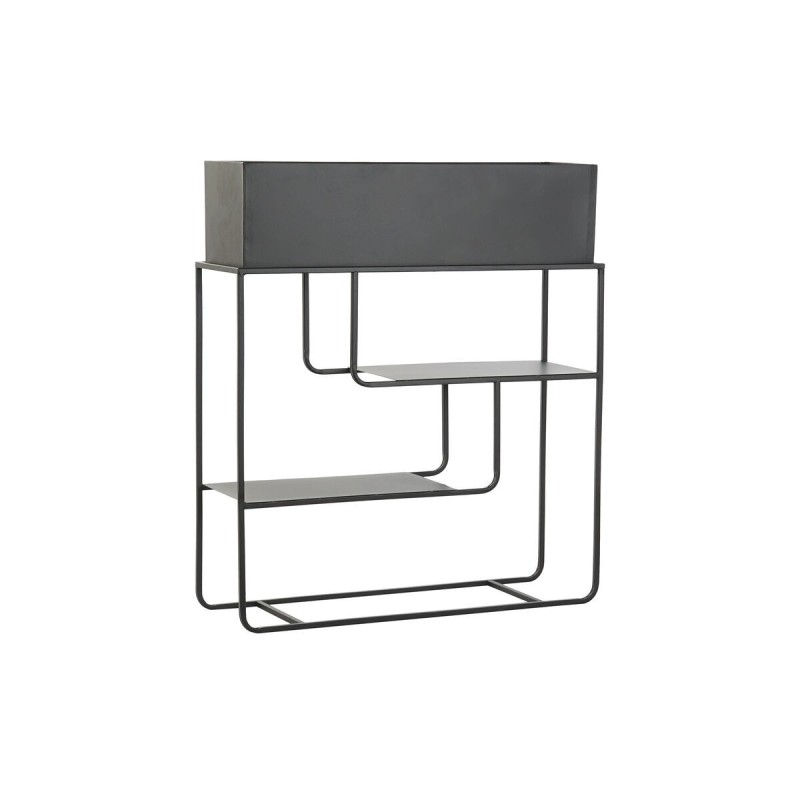 Cache-pot DKD Home Decor Noir Métal (70 x 22,5 x 80 cm) - Acheter à 94,08 € seulement chez Collector's Boutique