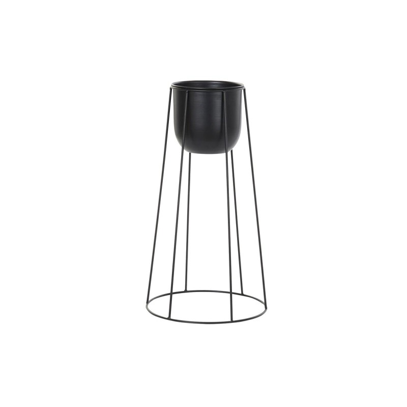 Cache-pot DKD Home Decor Noir Métal (33 x 33 x 61 cm) - Acheter à 38,53 € seulement chez Collector's Boutique