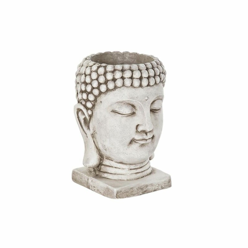 Cache-pot DKD Home Decor Gris clair Buda Magnésium (26 x 25 x 36 cm) - Acheter à 39,82 € seulement chez Collector's Boutique