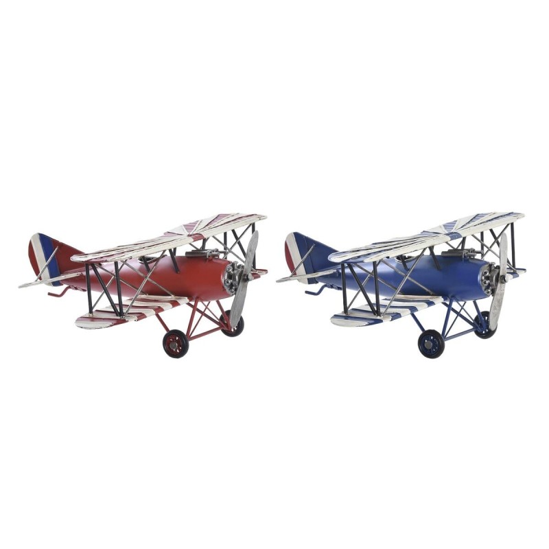 Figurine Décorative DKD Home Decor Avion (32 x 27 x 11,5 cm) (2 Unités) - Acheter à 43,25 € seulement chez Collector's Boutique