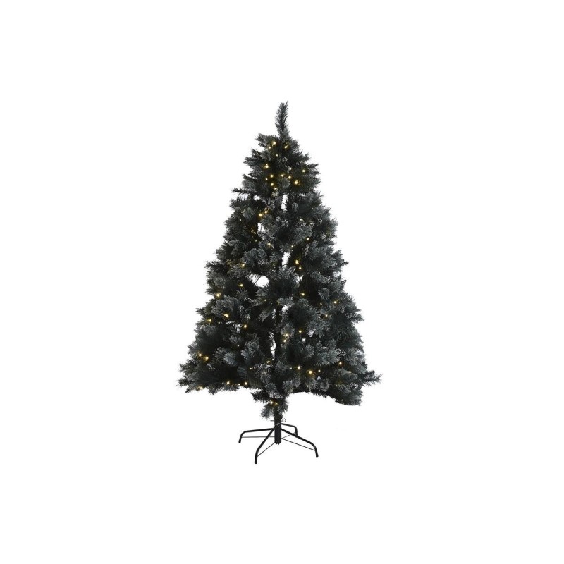 Sapin de Noël DKD Home Decor Lumière LED Vert PVC Enneigé (115 x 115 x 195 cm) - Acheter à 214,25 € seulement chez Collector's B