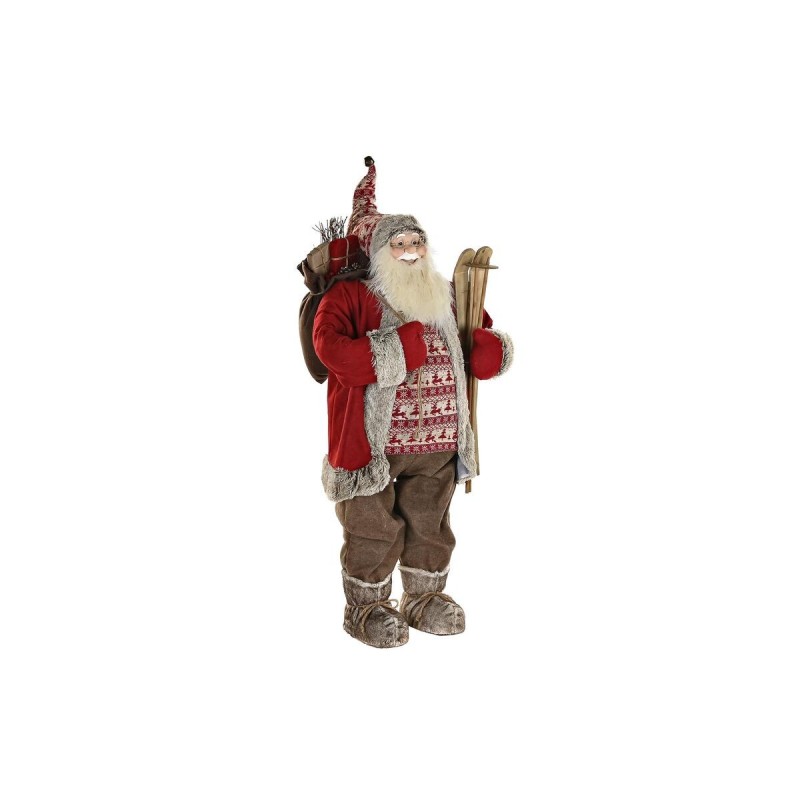 Décorations de Noël DKD Home Decor Père Noël Bois Polyester PVC (60 x 50 x 124 cm) - Acheter à 140,36 € seulement chez Collector