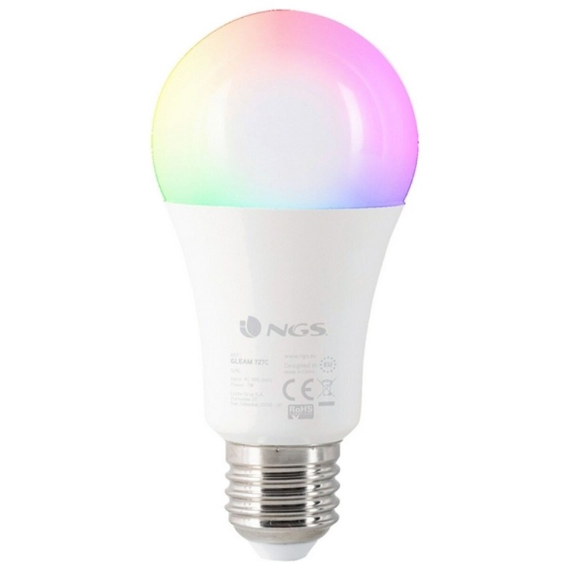 Ampoule à Puce NGS Gleam727C RGB LED E27 7W 7W E27 700 lm (2800 K) (3500 K) - Acheter à 14,63 € seulement chez Collector's Bouti