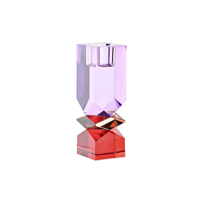 Bougeoir DKD Home Decor Verre (4 x 4 x 12 cm) - Acheter à 18,05 € seulement chez Collector's Boutique