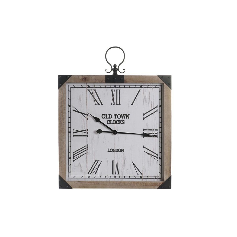 Horloge Murale DKD Home Decor Naturel MDF Blanc Fer (60 x 4,5 x 75 cm) - Acheter à 39,46 € seulement chez Collector's Boutique