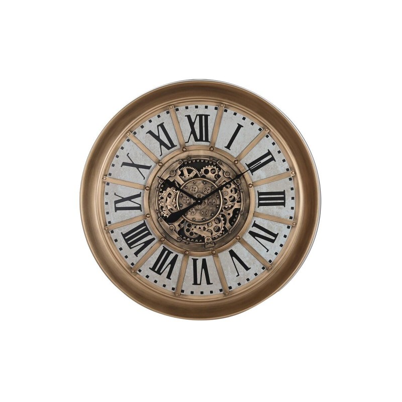 Horloge Murale DKD Home Decor Doré Blanc Fer Vintage (95 x 10 x 95 cm) - Acheter à 180,26 € seulement chez Collector's Boutique