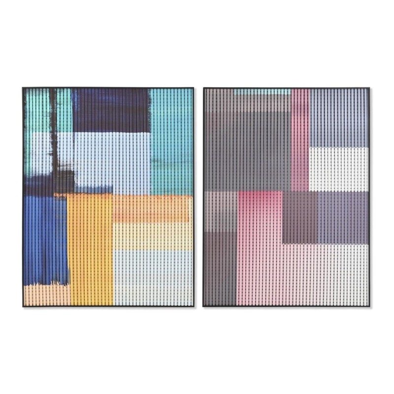 Cadre DKD Home Decor Moderne (75 x 3 x 100 cm) (2 Unités) - Acheter à 232,09 € seulement chez Collector's Boutique