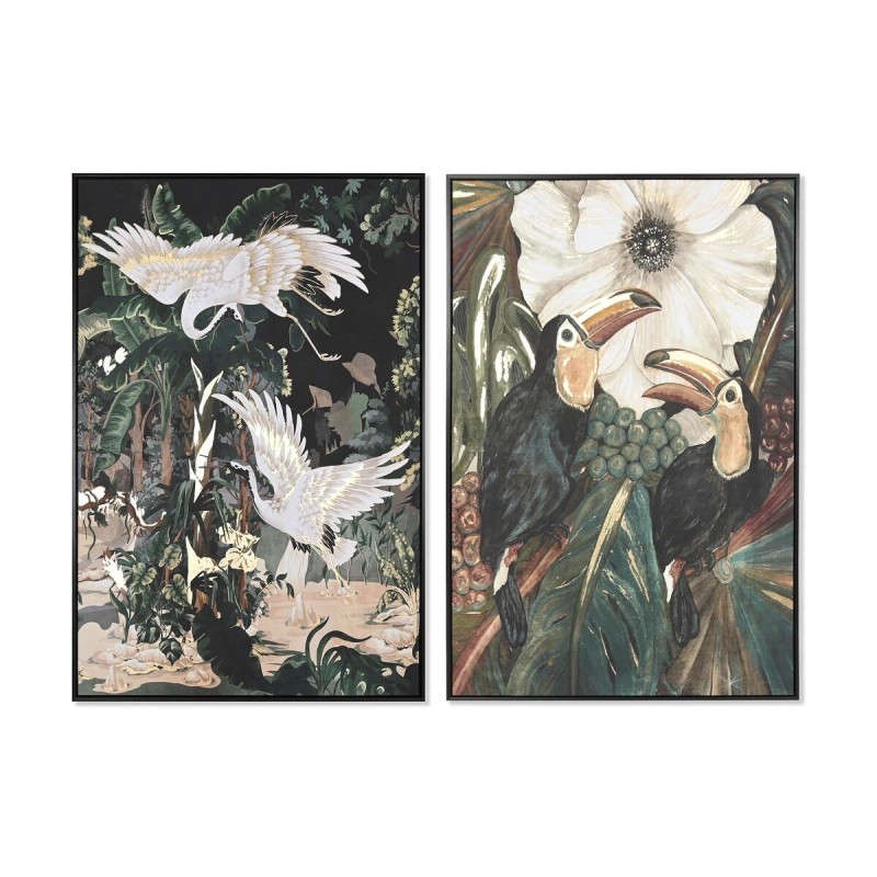 Cadre DKD Home Decor Tropical (83 x 4,5 x 123 cm) (2 Unités) - Acheter à 132,79 € seulement chez Collector's Boutique