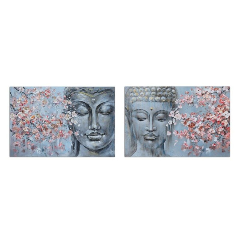 Toile DKD Home Decor Buda Oriental (120 x 2,8 x 80 cm) (2 Unités) - Acheter à 80,11 € seulement chez Collector's Boutique