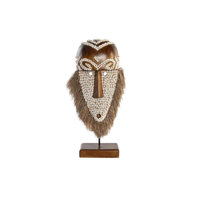 Figurine Décorative DKD Home Decor Naturel Masque Fibre (30 x 10,5 x 53 cm) - Acheter à 62,81 € seulement chez Collector's Bouti