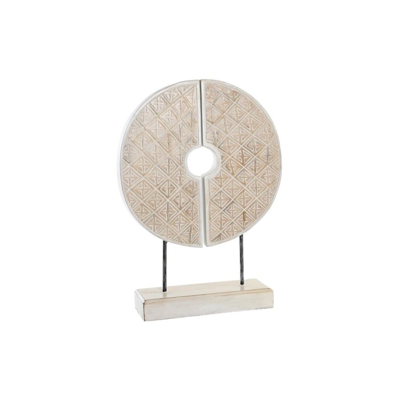 Figurine Décorative DKD Home Decor Blanc Fer Cercles (41 x 12 x 55 cm) - Acheter à 51,95 € seulement chez Collector's Boutique