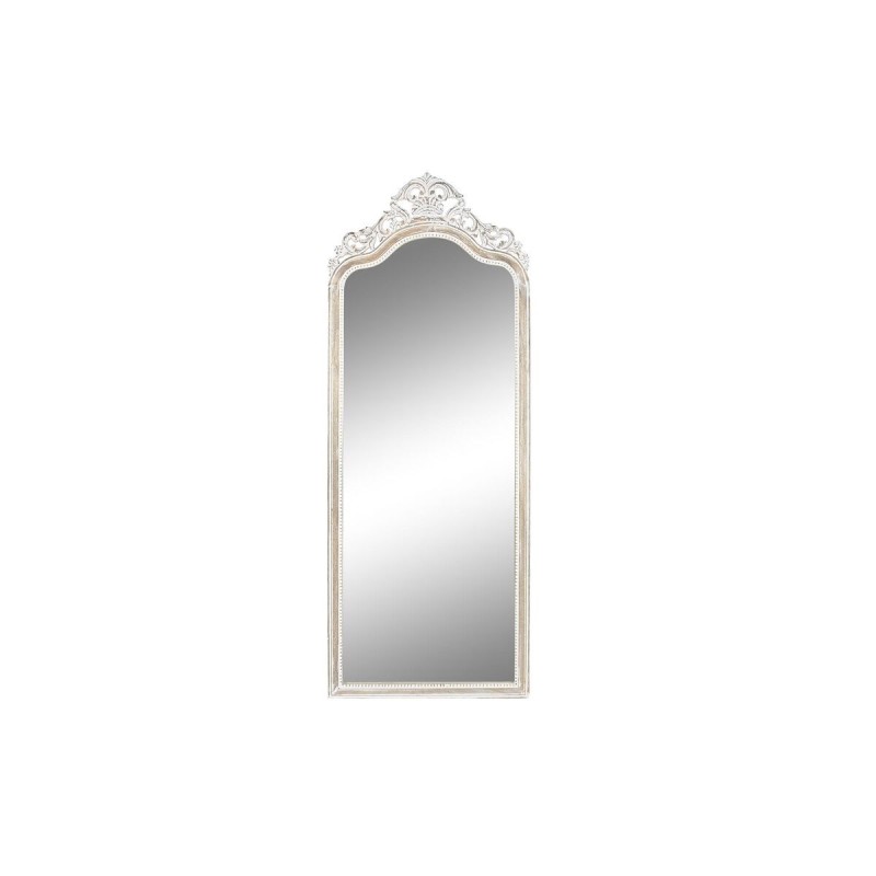 Miroir mural DKD Home Decor Naturel Blanc Bois de manguier Décapé (69 x 4 x 175 cm) - Acheter à 212,76 € seulement chez Collecto