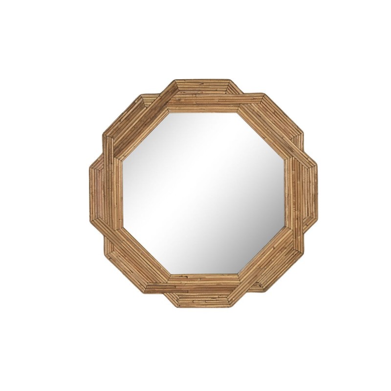 Miroir mural DKD Home Decor Marron Rotin (80 x 2 x 80 cm) - Acheter à 73,20 € seulement chez Collector's Boutique