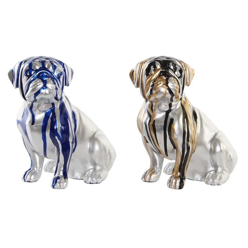 Figurine Décorative DKD Home Decor Résine Chien Moderne (19 x 11,5 x 18,5 cm) (2 Unités) - Acheter à 31,27 € seulement chez Coll