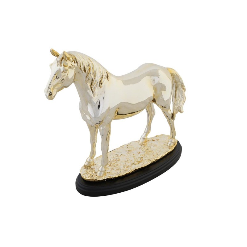 Figurine Décorative DKD Home Decor Cheval Noir Doré Résine (30 x 11,5 x 26 cm) - Acheter à 41,89 € seulement chez Collector's Bo