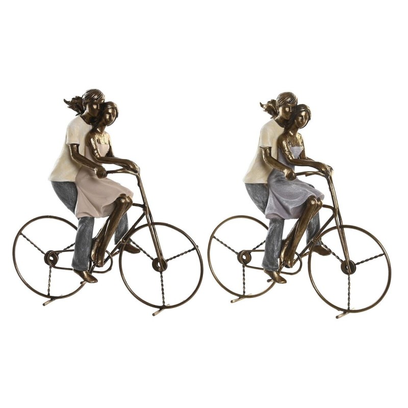 Figurine Décorative DKD Home Decor Résine Multicouleur Moderne Couple (24,5 x 10 x 25,5 cm) (2 Unités) - Acheter à 63,47 € seule