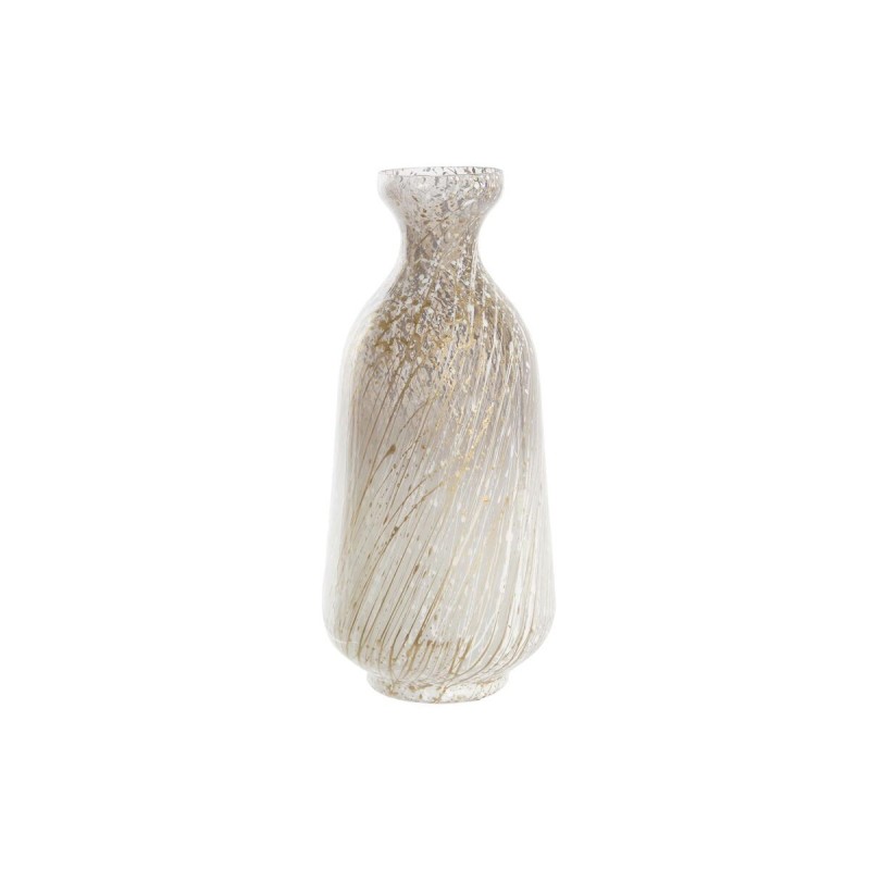 Vase DKD Home Decor Verre Bicolore (14 x 14 x 32 cm) - Acheter à 43,28 € seulement chez Collector's Boutique