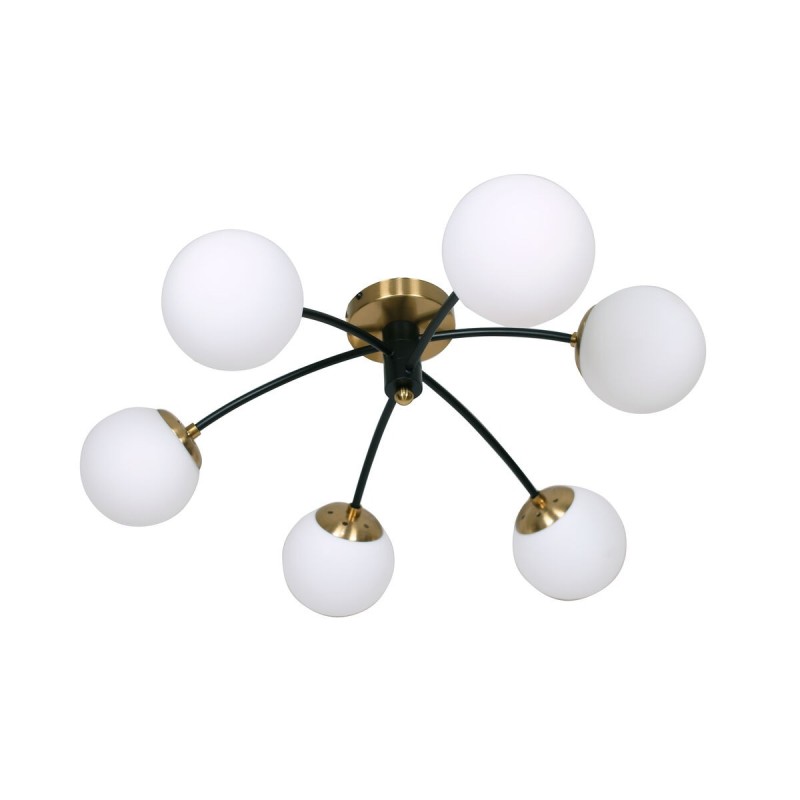 Suspension DKD Home Decor Verre Métal (78 x 78 x 35 cm) - Acheter à 78,43 € seulement chez Collector's Boutique