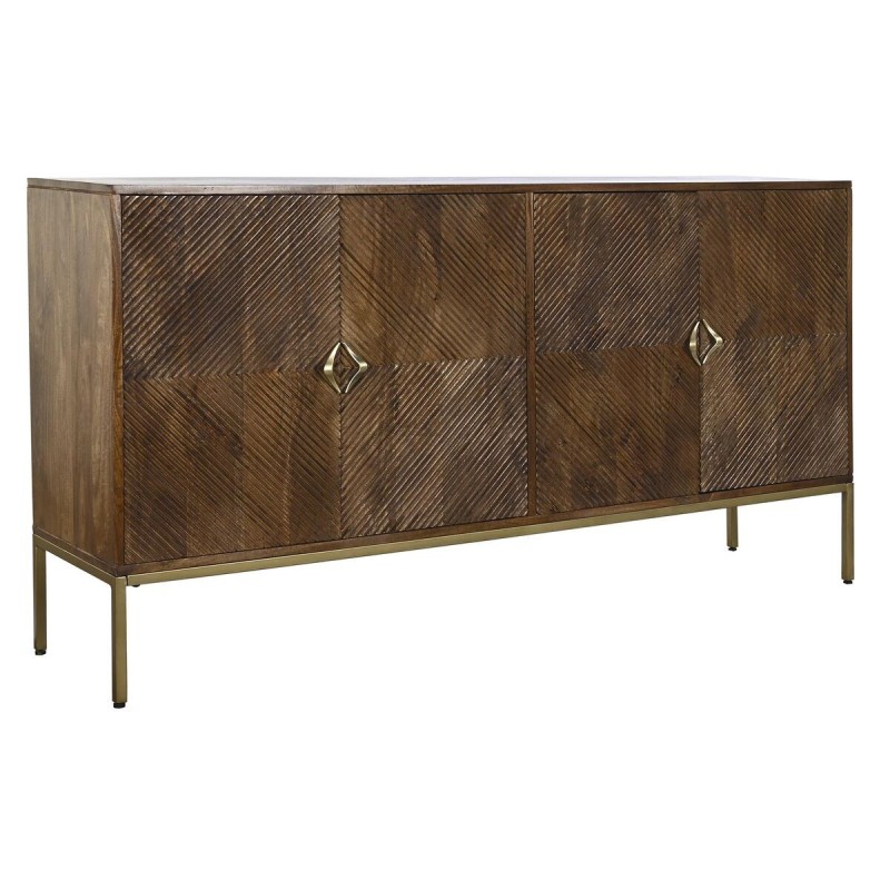 Buffet DKD Home Decor Doré Métal Brun foncé Bois de manguier (170 x 40 x 90 cm) - Acheter à 504,05 € seulement chez Collector's 