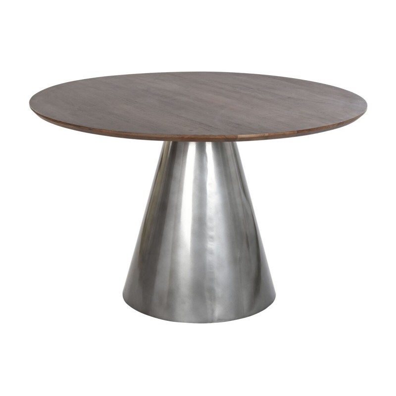 Table de Salle à Manger DKD Home Decor Acier Aluminium Bois de manguier (120 x 120 x 76 cm) - Acheter à 519,83 € seulement chez 