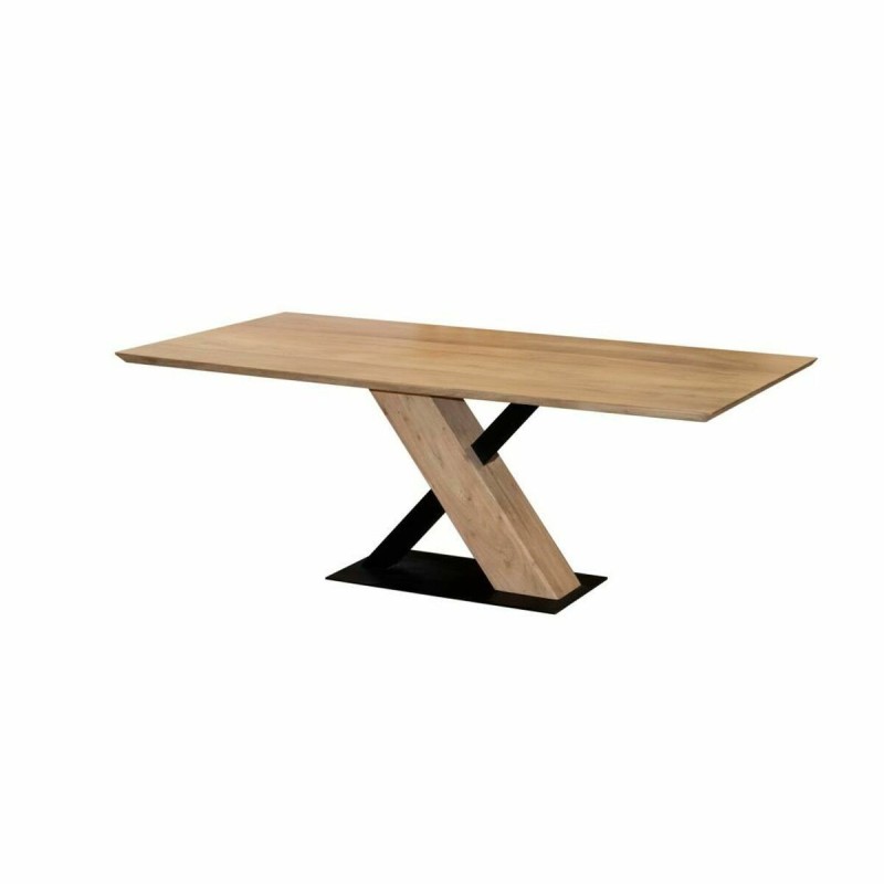 Table de Salle à Manger DKD Home Decor Naturel Métal Bois d'acacia (200 x 100 x 76 cm) - Acheter à 681,71 € seulement chez Colle